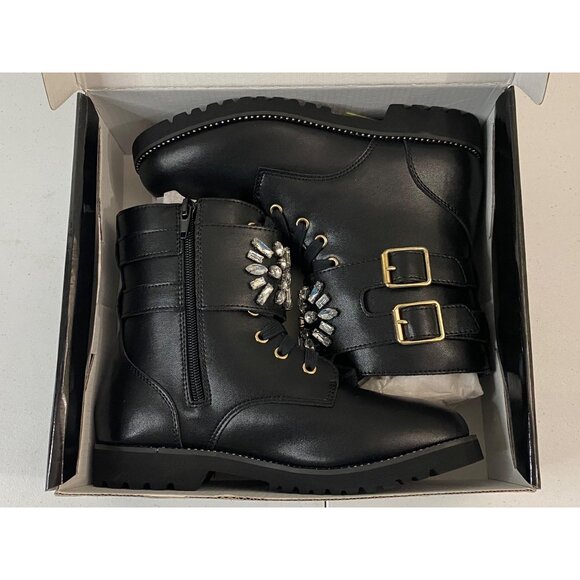 NWT Kurt Geiger London Stoop Boot - Little Girls / Big Girls - Black / Size 4M - Picture 15 of 16